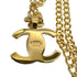 CHANEL VINTAGE NECKLACE COCOMARK TURN LOCK GOLD ACCESSORY 96P 90290313 - PURPOSE