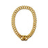 CHANEL VINTAGE NECKLACE COCOMARK TURN LOCK GOLD ACCESSORY 96P 90290314 - PURPOSE