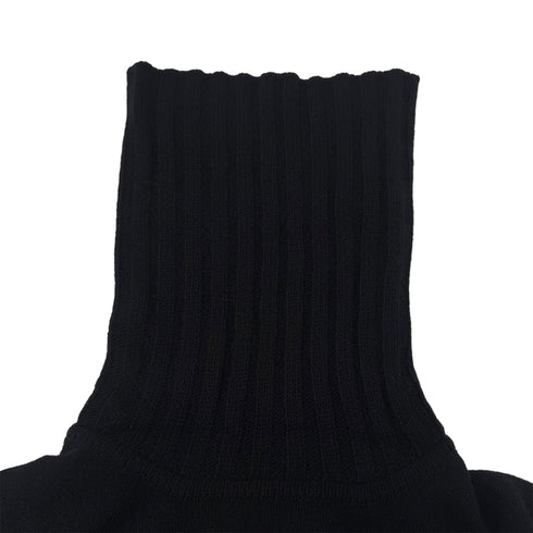 CHANEL KNIT LONG SLEEVE TOPS BLACK CASHMERE 38 01A RTW 90290315
