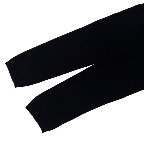 CHANEL KNIT LONG SLEEVE TOPS BLACK CASHMERE 38 01A RTW 90290315