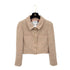 CHANEL COCO BUTTON TWEED JACKET ORANGE WOOL 40 01A RTW 90290316