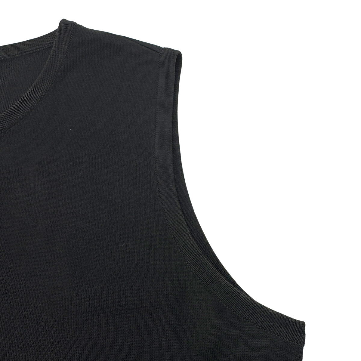 CHANEL COCO BUTTON SLEEVELESS TOPS BLACK RTW 38 97P RTW 90290318