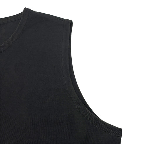 CHANEL VINTAGE COCO BUTTON SLEEVELESS TOPS BLACK RTW 38 97P RTW 90290318 - PURPOSE