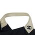 CHANEL VINTAGE COCOMARK SLEEVELESS DRESS BLACK WHITE NYLON 42 96C RTW 90290319 - PURPOSE