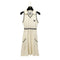 CHANEL VINTAGE SPORTS LINE COCOMARK SLEEVELESS DRESS WHIYE COTTON 40 RTW 90290321 - PURPOSE