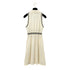 CHANEL VINTAGE SPORTS LINE COCOMARK SLEEVELESS DRESS WHIYE COTTON 40 RTW 90290321 - PURPOSE
