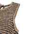 CHANEL COCOMARK SLEEVELESS KNIT DRESS BROWN RAYON 36 P40 RTW 90290322 - PURPOSE