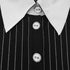 CHANEL STRIPE SHORT SLEEVE DRESS BLACK WHIYE COTTON 34 P51 RTW 90290323 - PURPOSE