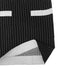 CHANEL STRIPE SHORT SLEEVE DRESS BLACK WHIYE COTTON 34 P51 RTW 90290323 - PURPOSE