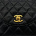 CHANEL VINTAGE MATELASSE HALF MOON CHAIN SHOULDER BAG BLACK LAMB SKIN 90290326 - PURPOSE