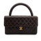 CHANEL VINTAGE PARENT-CHILD BAG PARENTS ONLY BROWN LAMB SKIN 90290328 - PURPOSE