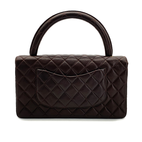 CHANEL VINTAGE PARENT-CHILD BAG PARENTS ONLY BROWN LAMB SKIN 90290328 - PURPOSE