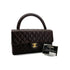CHANEL VINTAGE PARENT-CHILD BAG PARENTS ONLY BROWN LAMB SKIN 90290328 - PURPOSE
