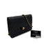 CHANEL VINTAGE MATELASSE CHAIN SHOULDER BAG BLACK LAMB SKIN 90290329 - PURPOSE
