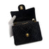 CHANEL VINTAGE MINI SQUARE 17 CHAIN SHOULDER BAG BLACK LAMB SKIN 90290331 - PURPOSE