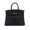 HERMES BIRKIN 30 BLACK TOGO HAND BAG □G GHW 90290334 - PURPOSE