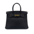 HERMES BIRKIN 30 BLACK TOGO HAND BAG □G GHW 90290334 - PURPOSE