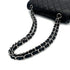 CHANEL CLASSIC FLAP SMALL CHAIN SHOULDER BAG BLACK LAMB SKIN 90290339 - PURPOSE