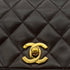 CHANEL VINTAGE FULL FLAP CHAIN SHOULDER BAG BROWN LAMB SKIN 90290344 - PURPOSE