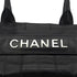 CHANEL VINTAGE CHOCOLATE BAR TOTE BAG BLACK LAMB SKIN 90290348 - PURPOSE