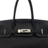 HERMES BIRKIN 30 BLACK FJORD HAND BAG □L SHW 90290353 - PURPOSE