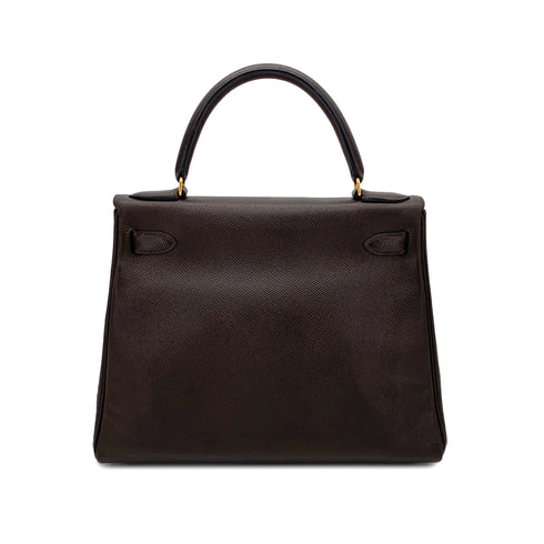 HERMES KELLY 28 RETOURNE HAVANNE COUCHEVEL HAND SHOULDER BAG 〇W GHW 90290354 - PURPOSE