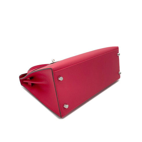 HERMES KELLY 28 SELLIER ROSE EXTREME VEAU EPSOM HAND SHOULDER BAG D SHW 90290355 - PURPOSE