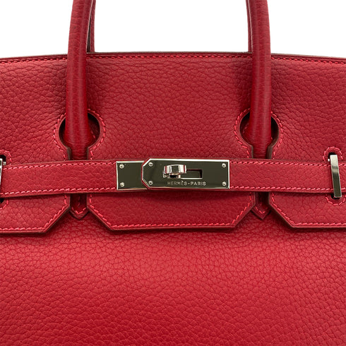 HERMES HAUT A COURROIES 32 ROUGE VIF TOGO HAND BAG □G SHW 90290356 - PURPOSE
