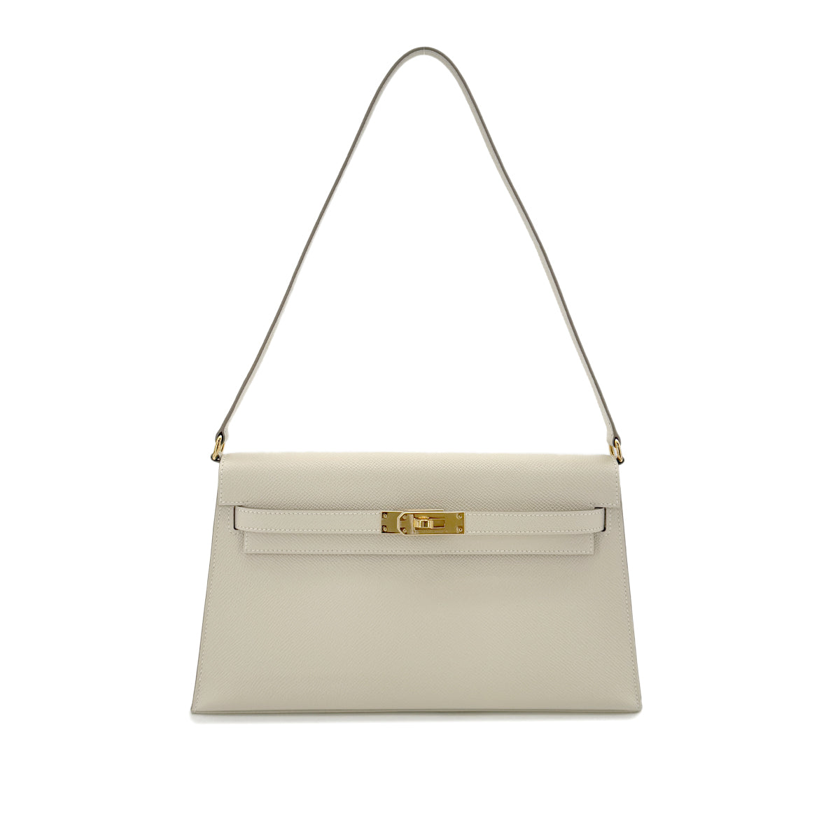HERMES KELLY ELAN CRAIE VEAU EPSOM CLUTCH SHOULDER BAG W GHW 90291226