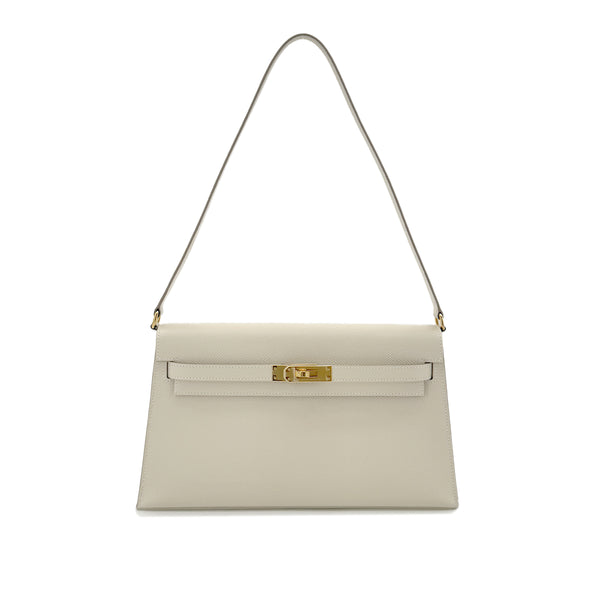 HERMES KELLY ELAN CRAIE VEAU EPSOM CLUTCH SHOULDER BAG W GHW 90291226 - PURPOSE