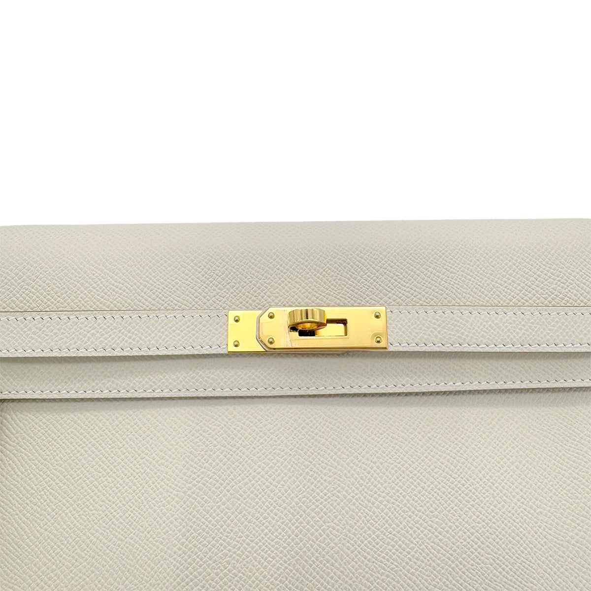 HERMES KELLY ELAN CRAIE VEAU EPSOM CLUTCH SHOULDER BAG W GHW 90291226