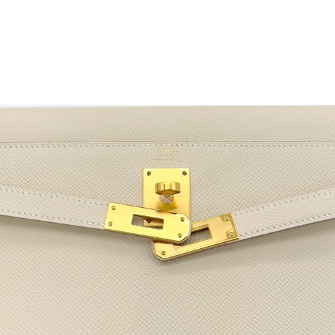 HERMES KELLY ELAN CRAIE VEAU EPSOM CLUTCH SHOULDER BAG W GHW 90291226 - PURPOSE