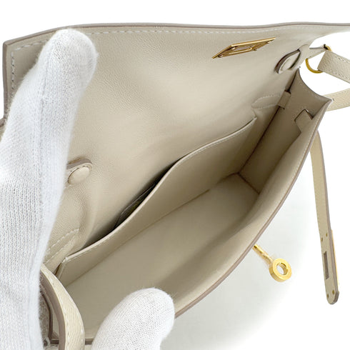 HERMES KELLY ELAN CRAIE VEAU EPSOM CLUTCH SHOULDER BAG W GHW 90291226 - PURPOSE