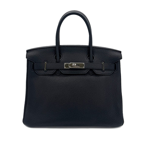 HERMES BIRKIN 30 BLACK TOGO HAND BAG □N SHW 90291228 - PURPOSE