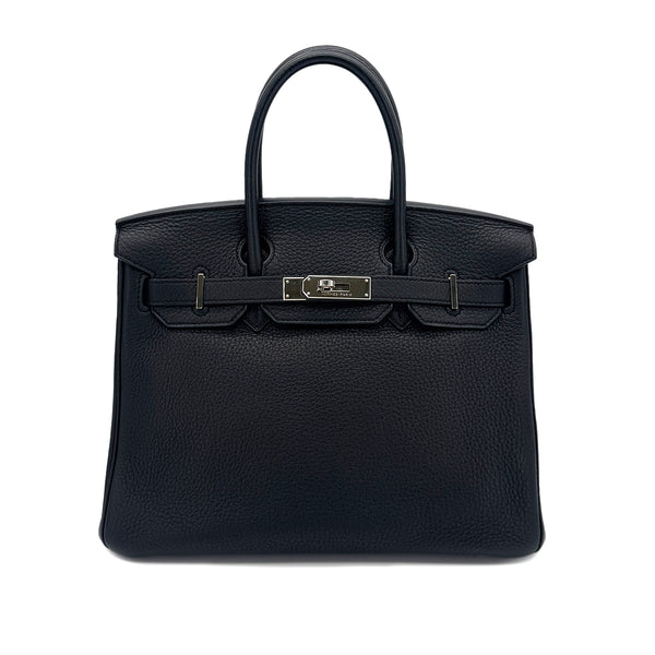 HERMES BIRKIN 30 BLACK TOGO HAND BAG □N SHW 90291228 - PURPOSE