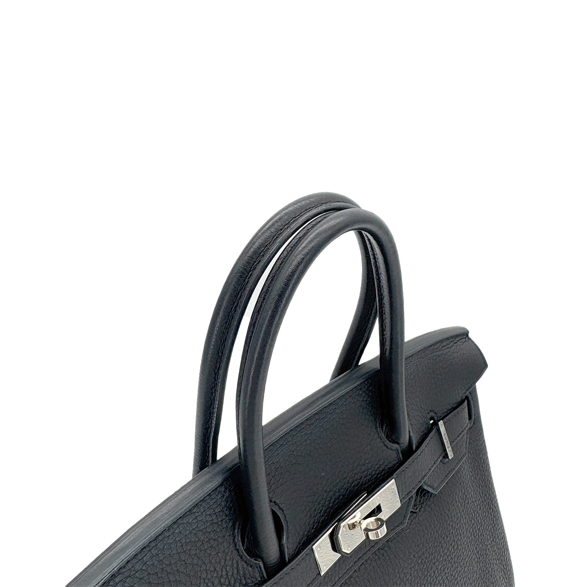 HERMES BIRKIN 30 BLACK TOGO HAND BAG □N SHW 90291228