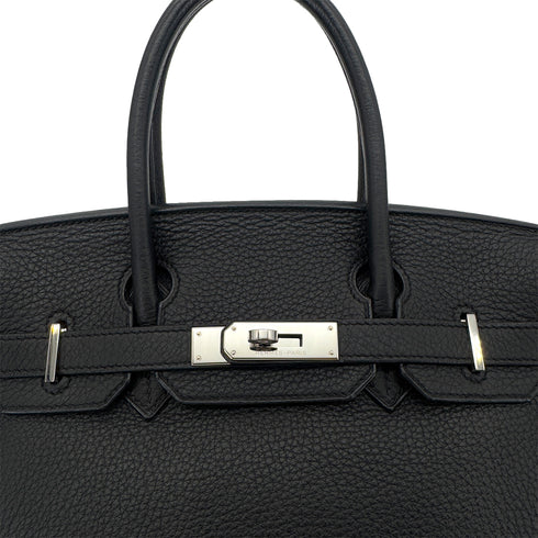 HERMES BIRKIN 30 BLACK TOGO HAND BAG □N SHW 90291228 - PURPOSE