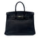 HERMES BIRKIN 35 BLACK TOGO HAND BAG □E SHW 90291231 - PURPOSE
