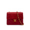 CHANEL VINTAGE MINI SQUARE 17 CHAIN SHOULDER BAG RED LAMB SKIN 90291233 - PURPOSE