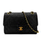 CHANEL VINTAGE MATELASSE CHAIN SHOULDER BAG BLACK LAMB SKIN 90291237 - PURPOSE