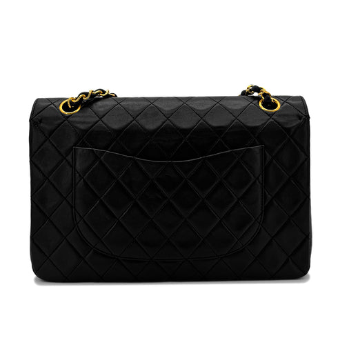 CHANEL VINTAGE MATELASSE CHAIN SHOULDER BAG BLACK LAMB SKIN 90291237 - PURPOSE