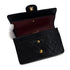 CHANEL VINTAGE MATELASSE CHAIN SHOULDER BAG BLACK LAMB SKIN 90291237 - PURPOSE