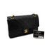 CHANEL VINTAGE MATELASSE CHAIN SHOULDER BAG BLACK LAMB SKIN 90291237 - PURPOSE