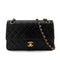 CHANEL VINTAGE MATELASSE CHAIN SHOULDER BAG BLACK LAMB SKIN 90291238 - PURPOSE