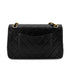 CHANEL VINTAGE MATELASSE CHAIN SHOULDER BAG BLACK LAMB SKIN 90291238 - PURPOSE