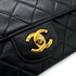 CHANEL VINTAGE MATELASSE CHAIN SHOULDER BAG BLACK LAMB SKIN 90291238 - PURPOSE