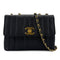 CHANEL VINTAGE MADEMOISELLE CHAIN SHOULDER BAG BLACK CAVIAR SKIN 90291239 - PURPOSE