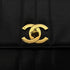 CHANEL VINTAGE MADEMOISELLE CHAIN SHOULDER BAG BLACK CAVIAR SKIN 90291239 - PURPOSE