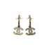 CHANEL EARRINGS COCOMARK RHINESTONE PINK ACCESSORY 06P 90291242 - PURPOSE