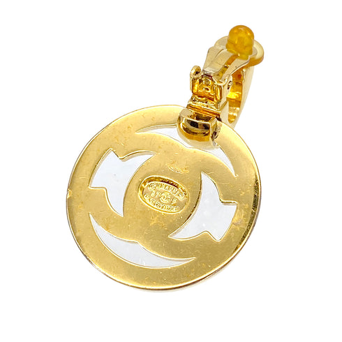 CHANEL VINTAGE EARRINGS COCOMARK TURM LOCK GOLD ACCESSORY 97P 90291247 - PURPOSE